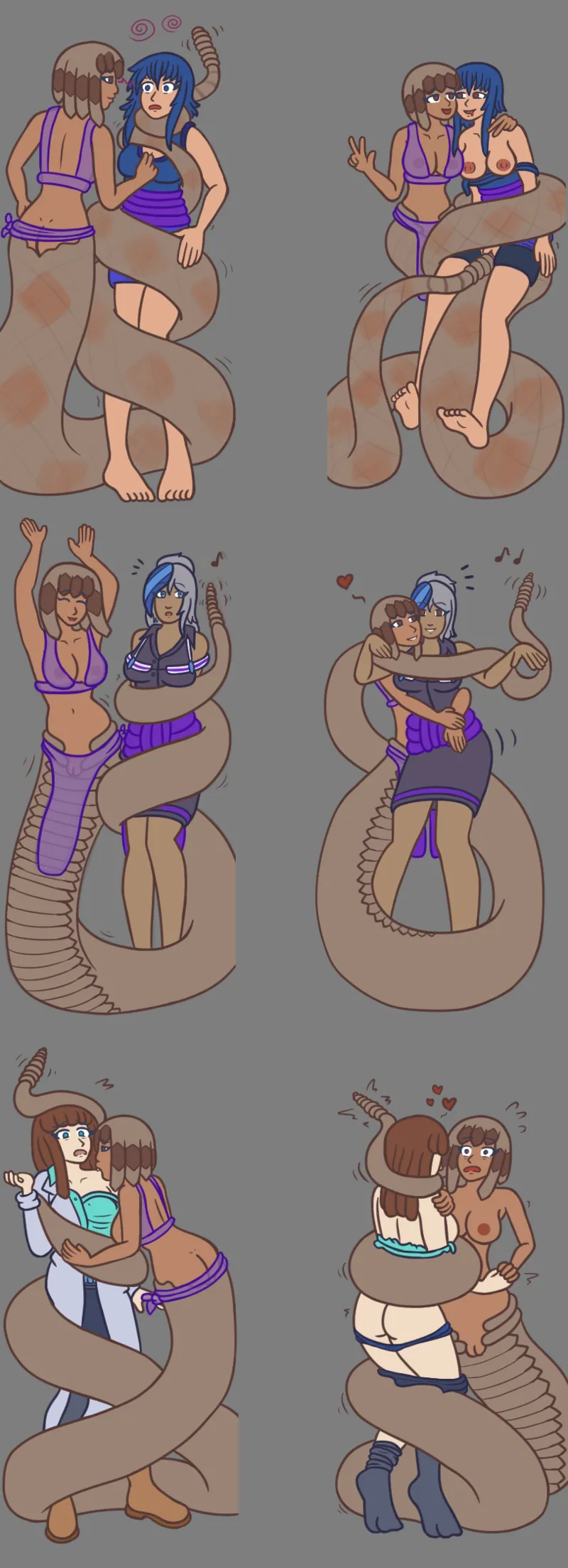 Mira Co Rescue - Rattlesnake Lamia Game Over and Battle Sprites page 2 full