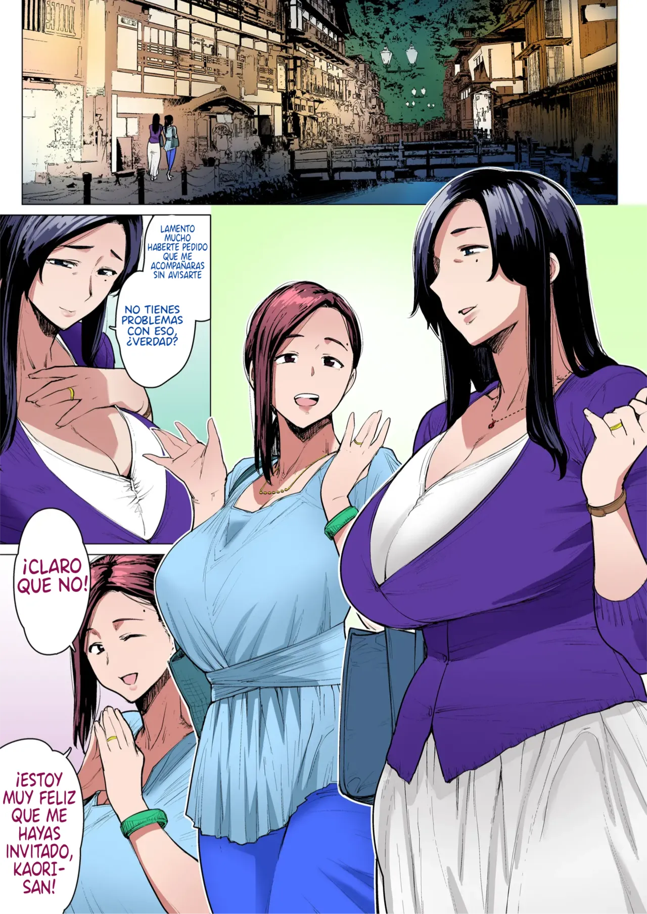 Hitozuma Nanpa NTR Onsen Ryokousaki de Nakayoku Tanetsuke Saremashita｜Recogiendo a Mujeres Casadas en las Aguas Termales NTR - Apareando en el Destino del Viaje page 2 full