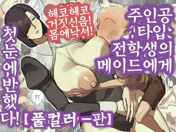 Shujinko-Kei Tenkousei no Meido-San ni Hitomebore! | 주인공 타입 전학생의 메이드에게 첫눈에 반했다! page 1 full