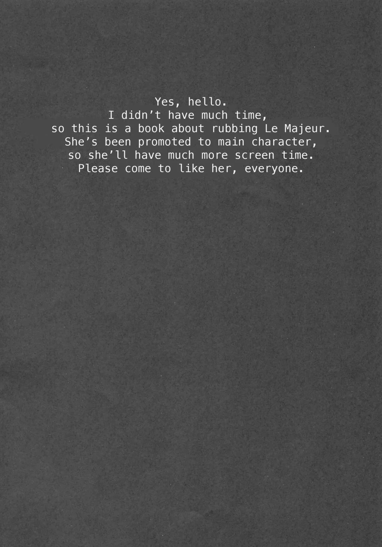 Je t'aime, Je t'aime, le majeur! page 3 full