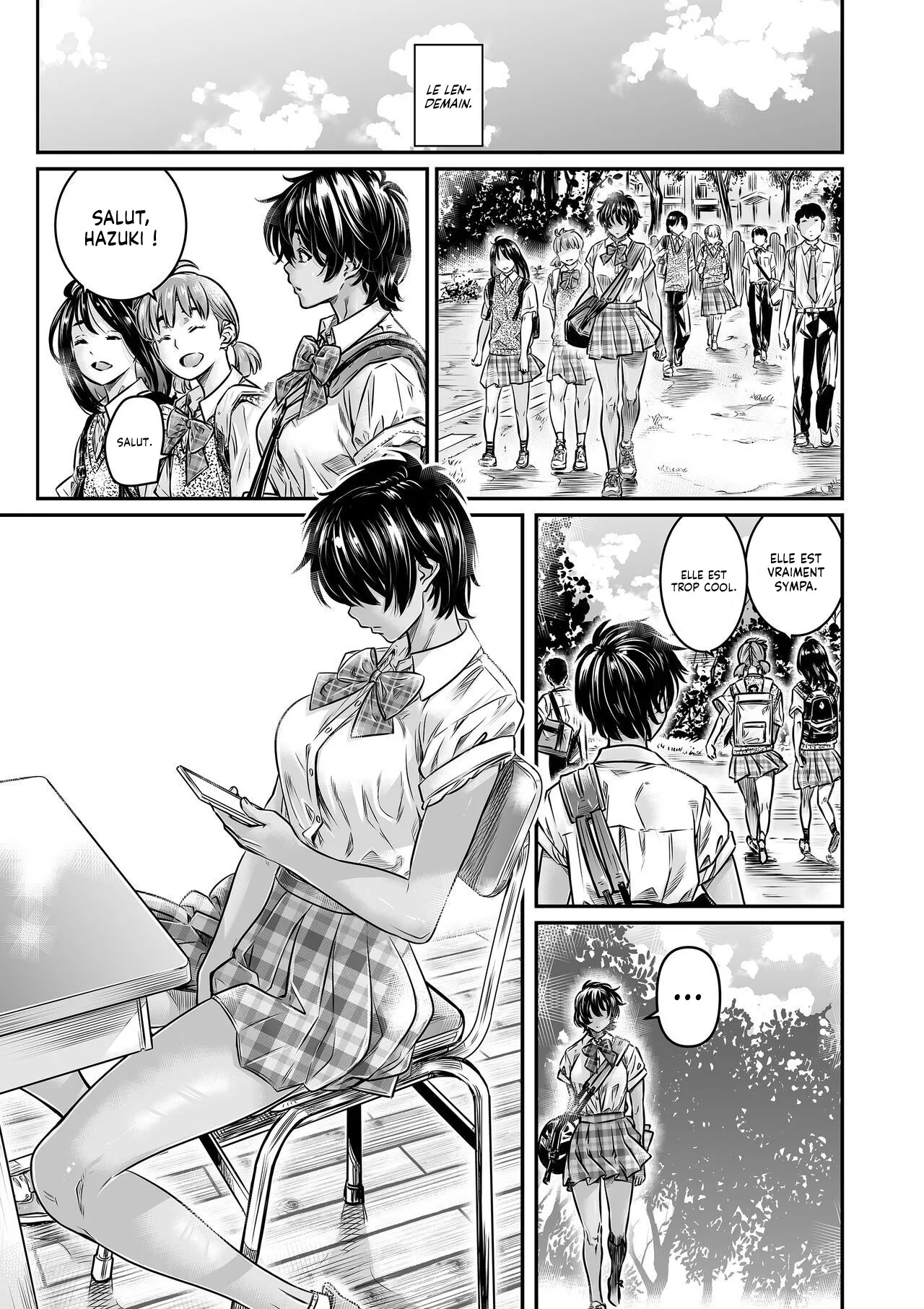 Shinchou 175cm no Rikujou Joshi wa Kouhai Danshi no Seishi o Chitsu ni Tameta mama Hashiritai | Une fille d'1m75 qui fait de l'Athlétisme veut courir avec le Sperme de son petit copain en elle page 10 full