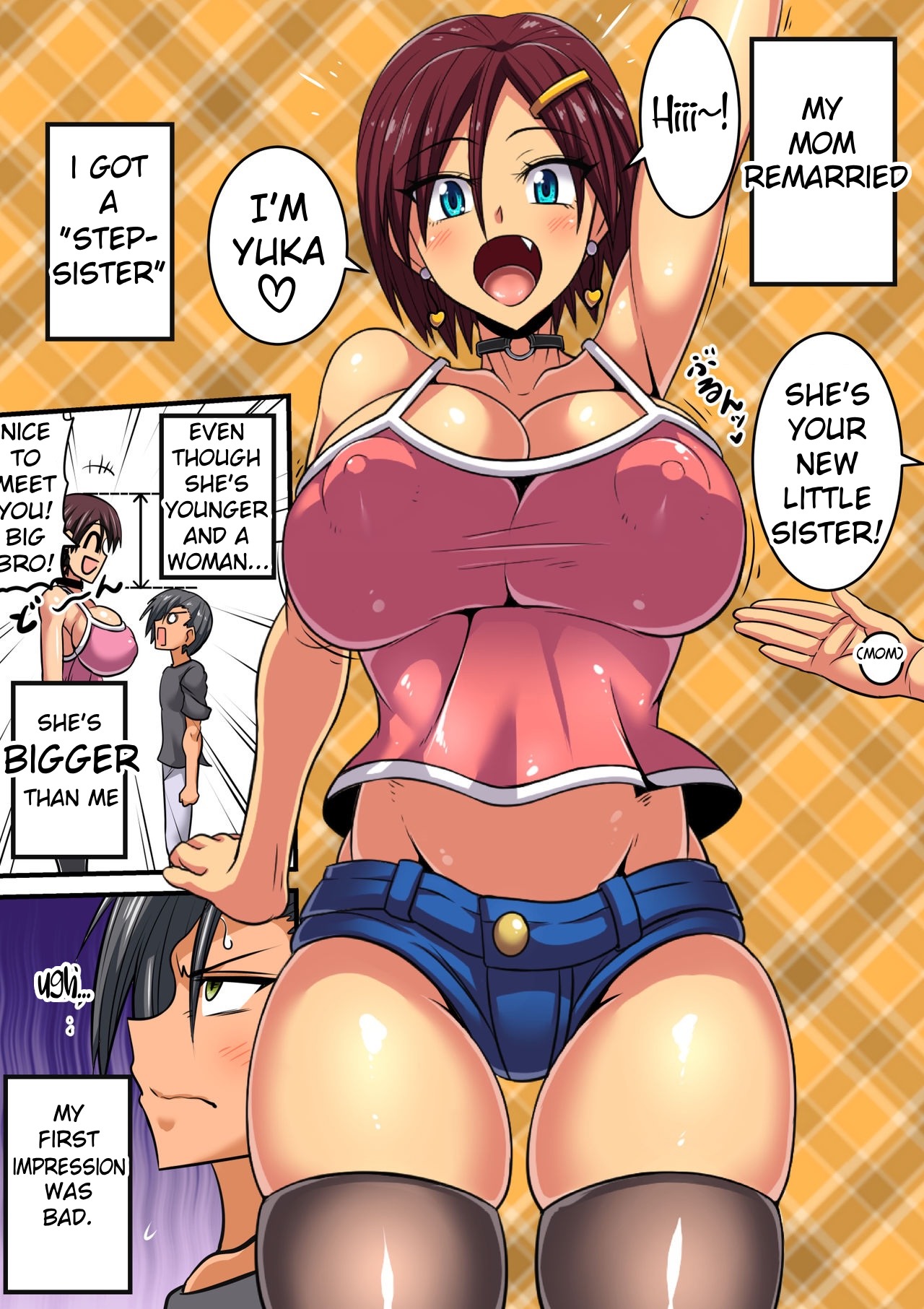 My TALL and BUSTY Step Sister Gives Me Penis Enhancement Training page 2 full