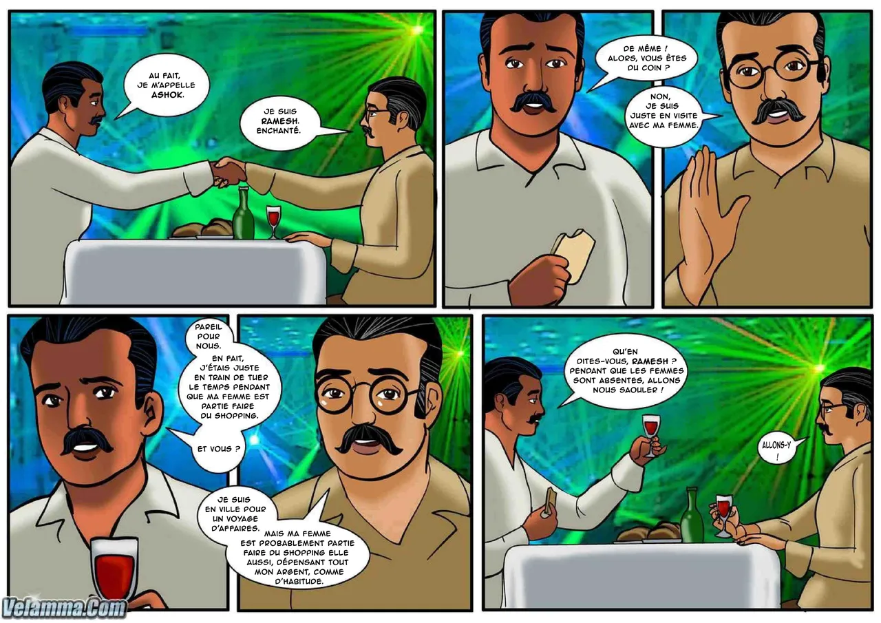 Velamma - 036- Savita Bhabhi et Velamma dans le même Comic page 5 full