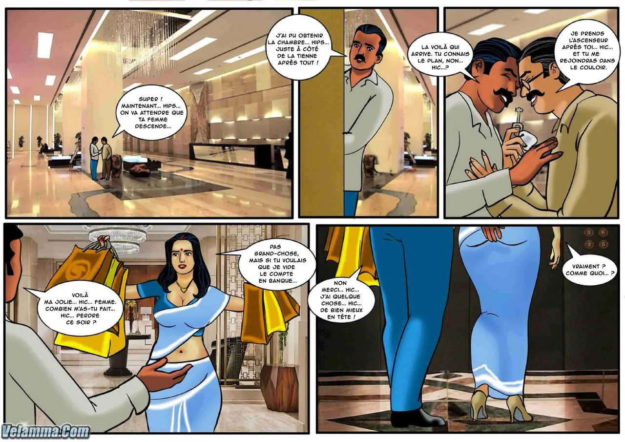 Velamma - 036- Savita Bhabhi et Velamma dans le même Comic page 9 full
