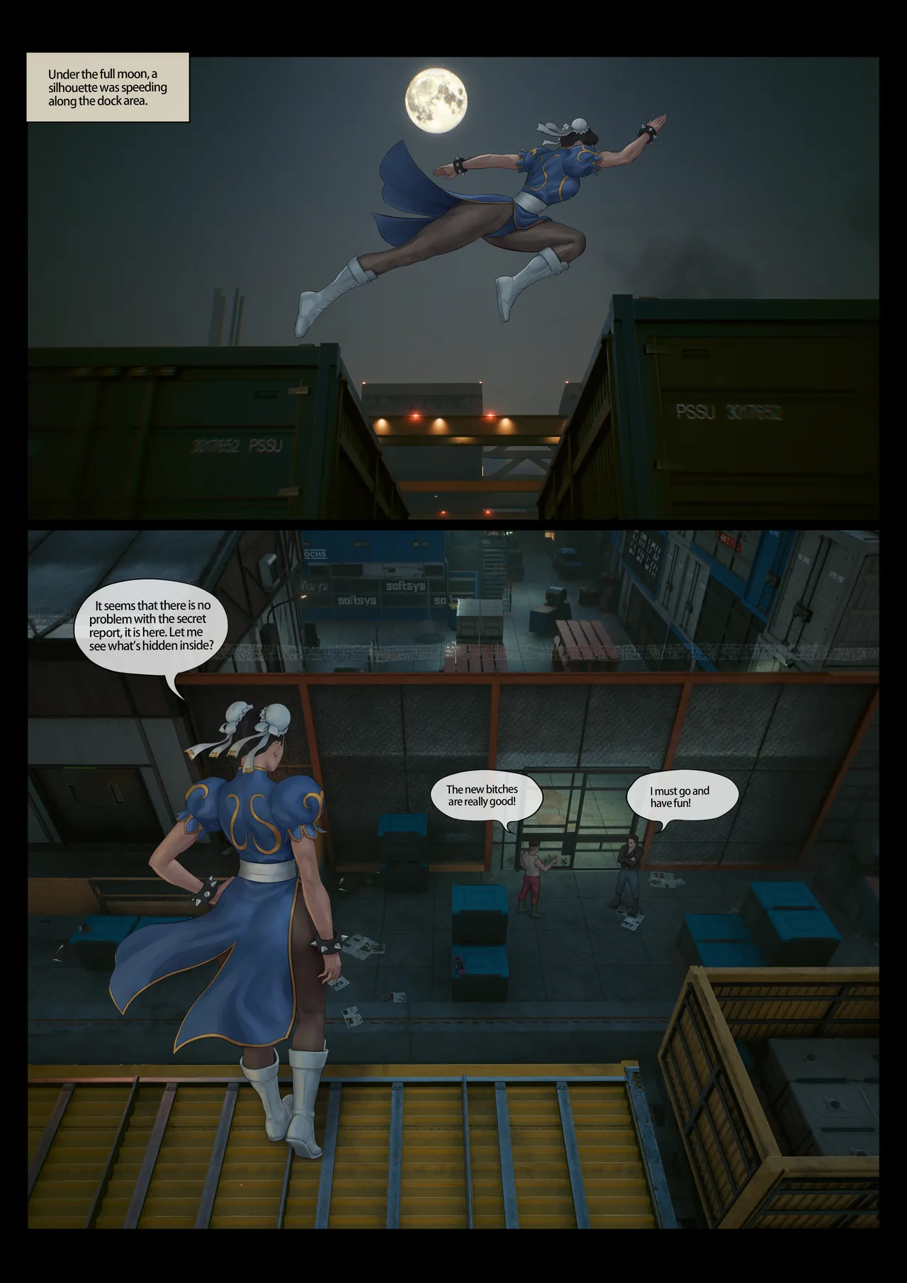 Chun Li's Justice page 1 full