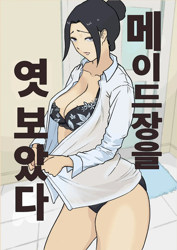 [Nasubi Ninja] Maid-chou o Nozoite Mita | 메이드장을 엿보았다 [Korean] cover