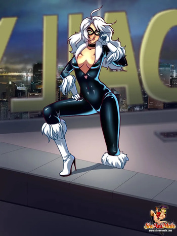Black Cat VS Venom cover