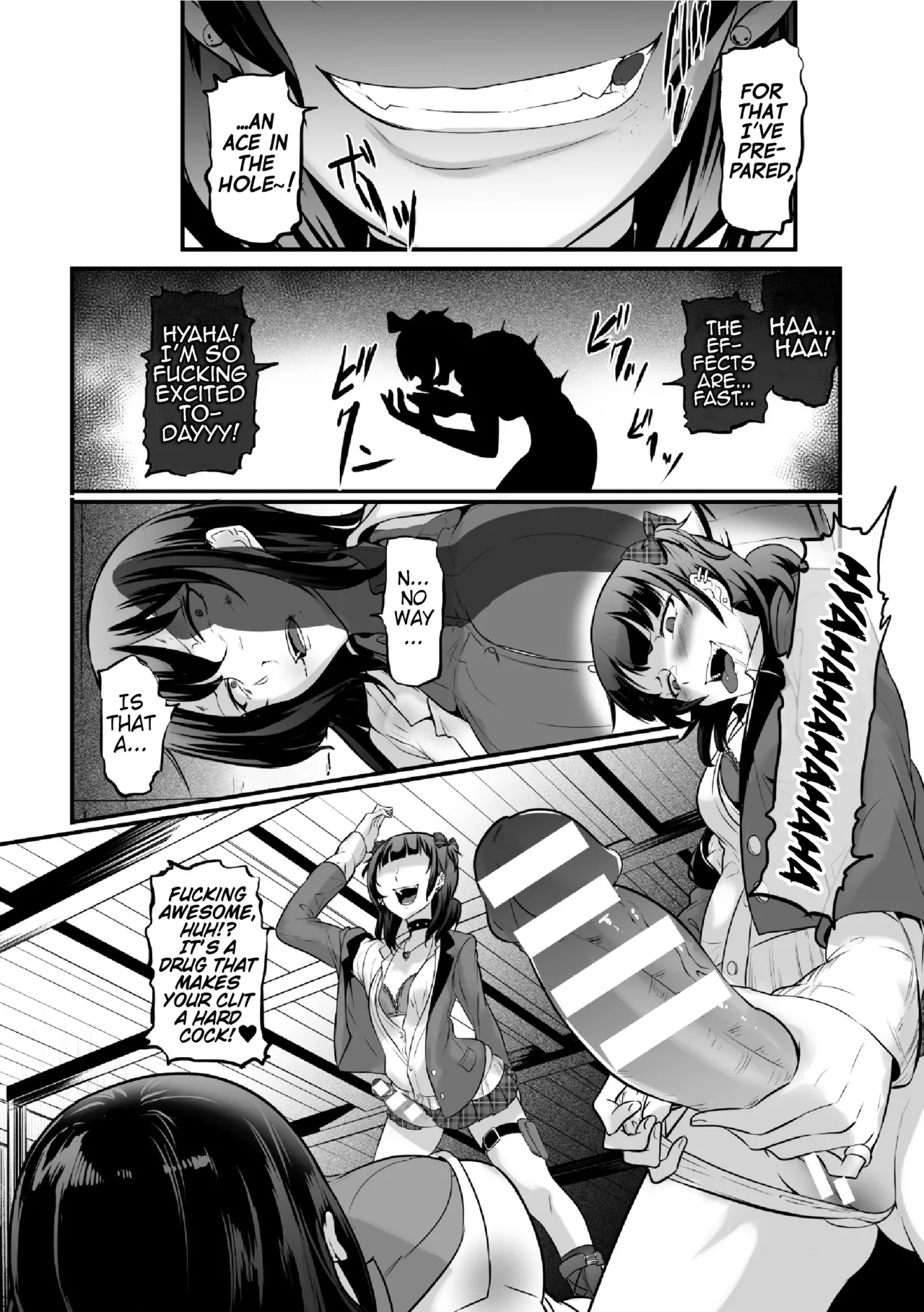 2D Comic Magazine Futanari Les Haramase Mesuzao Fuck de Kyousei Chakushou! Vol. 2 | Futanari Lesbian Impregnation, Forced Fertilization from Getting Fucked Woman Dick! page 10 full