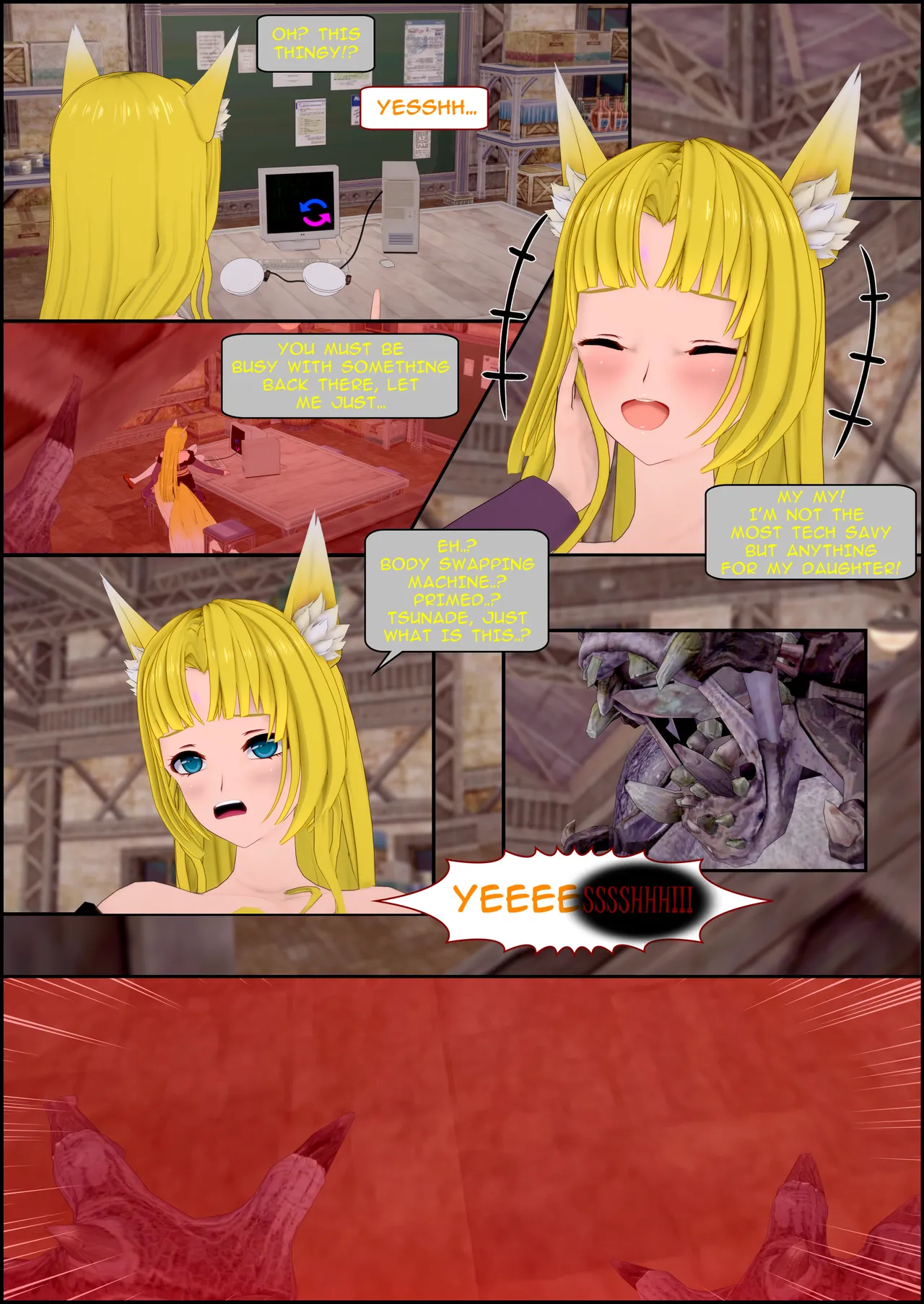 Halloween Headgear Body Swap! page 11 full