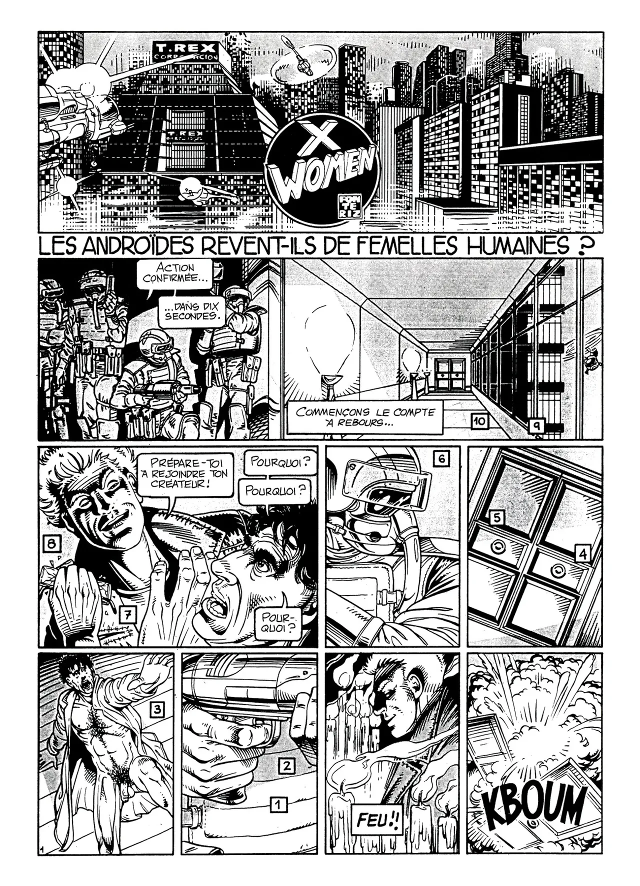 José Rafael Fonteriz - Les X women : Les androïdes revent-ils de femelles humaines ? page 2 full