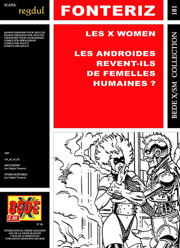 [Bédé X S.M. 181] José Rafael Fonteriz - Les X women : Les androïdes revent-ils de femelles humaines ? cover