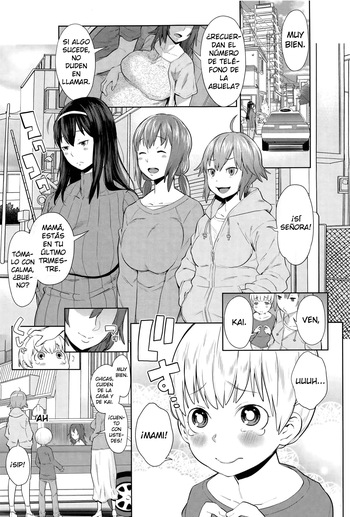 [Agata] Onee-chan Mama no Funtou | Las Trabajadoras Hermana-Mamás (Ane x Pako² [Kyuukyokuban]) [Spanish] [Cark-san] [Decensored] cover