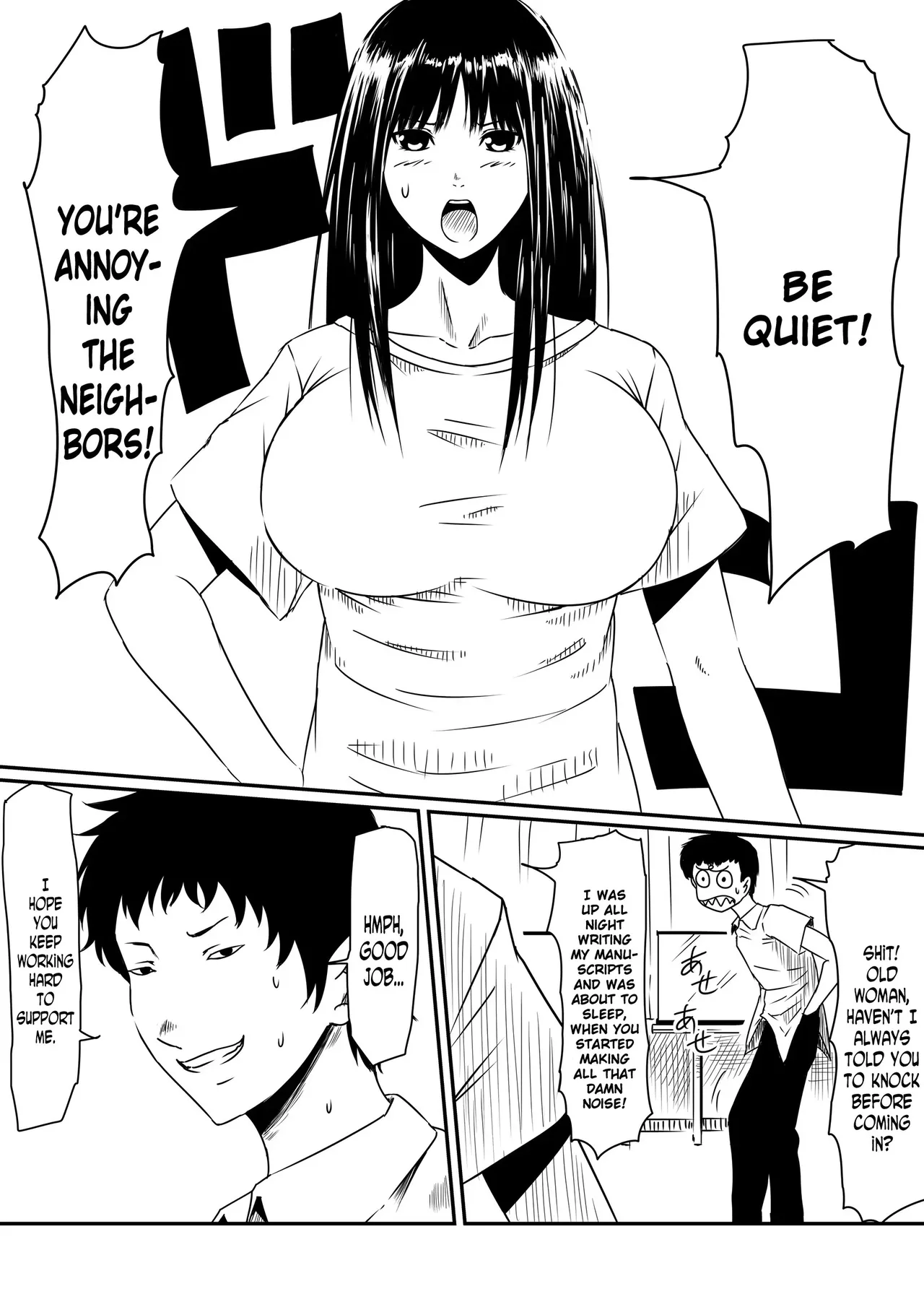 Kami no Chinko o Motsu Shounen | Zenpen + Chinko ni Yuki Kuruu Haha to Shimai + Kami no Chinko de Yaritai Houdai! page 9 full