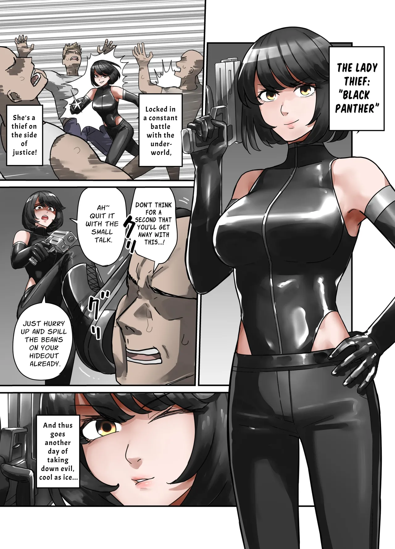 Blank Panther, The Chivalrous Female Thief page 2 full