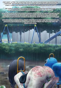 Human livestock play equipment installed in the park