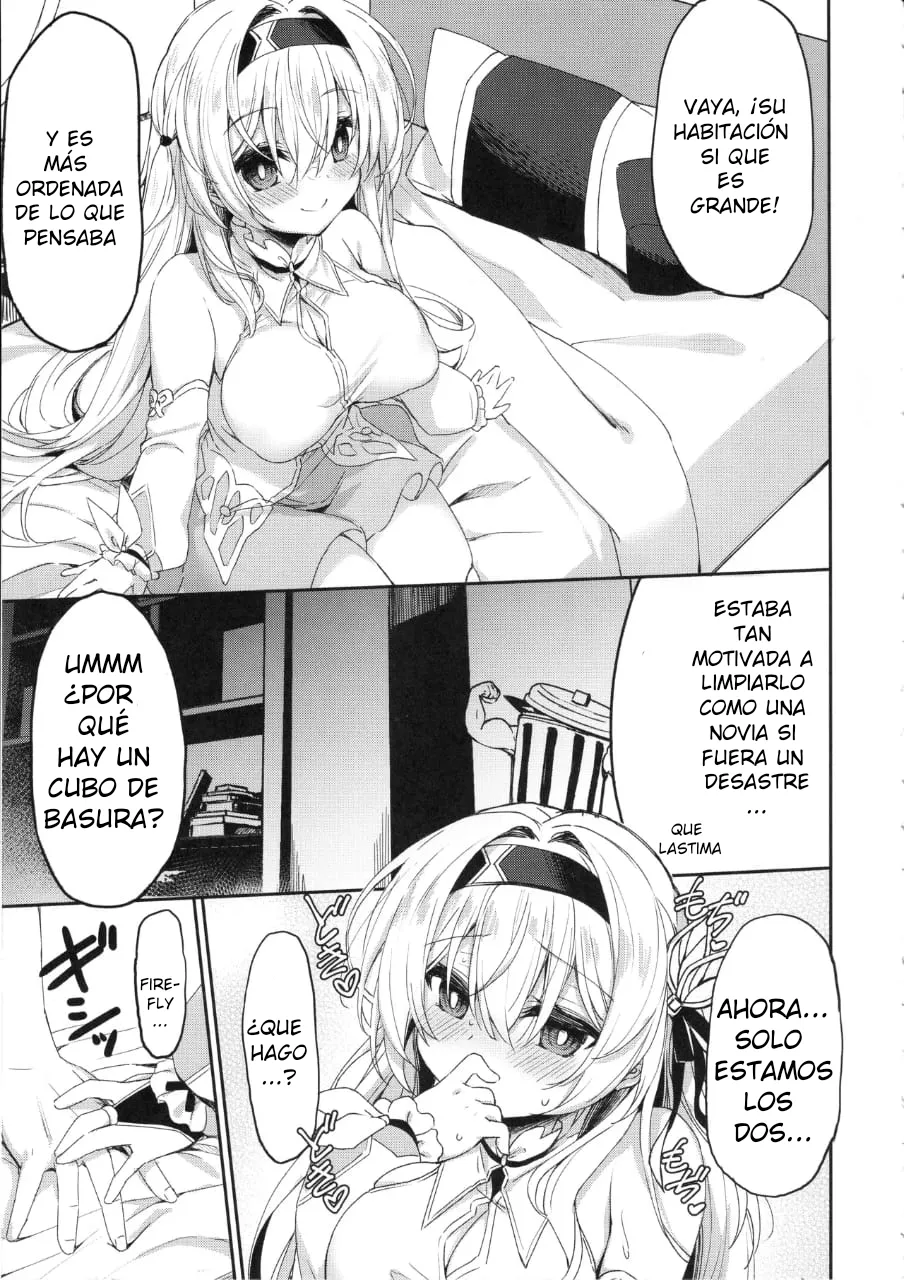 Firefly wa Caelus to ○○ Shitai!! | Sexo incontrolable Firefly X Caelus page 6 full