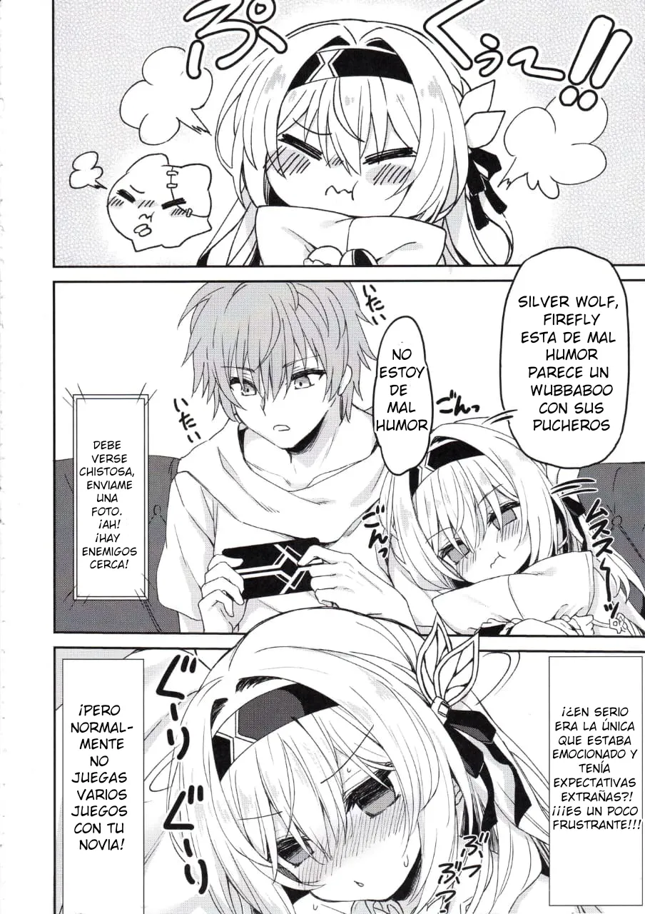 Firefly wa Caelus to ○○ Shitai!! | Sexo incontrolable Firefly X Caelus page 7 full