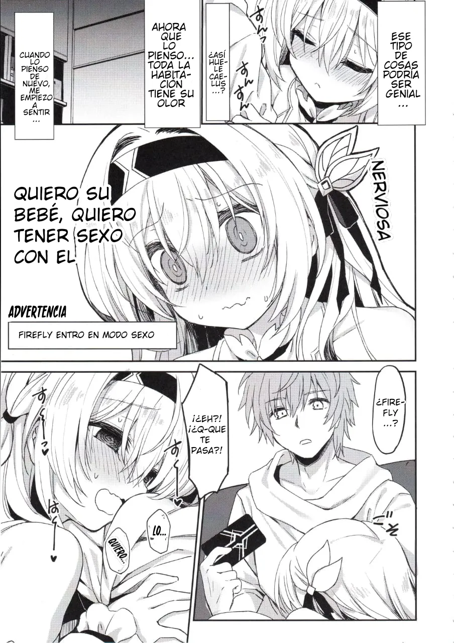 Firefly wa Caelus to ○○ Shitai!! | Sexo incontrolable Firefly X Caelus page 8 full