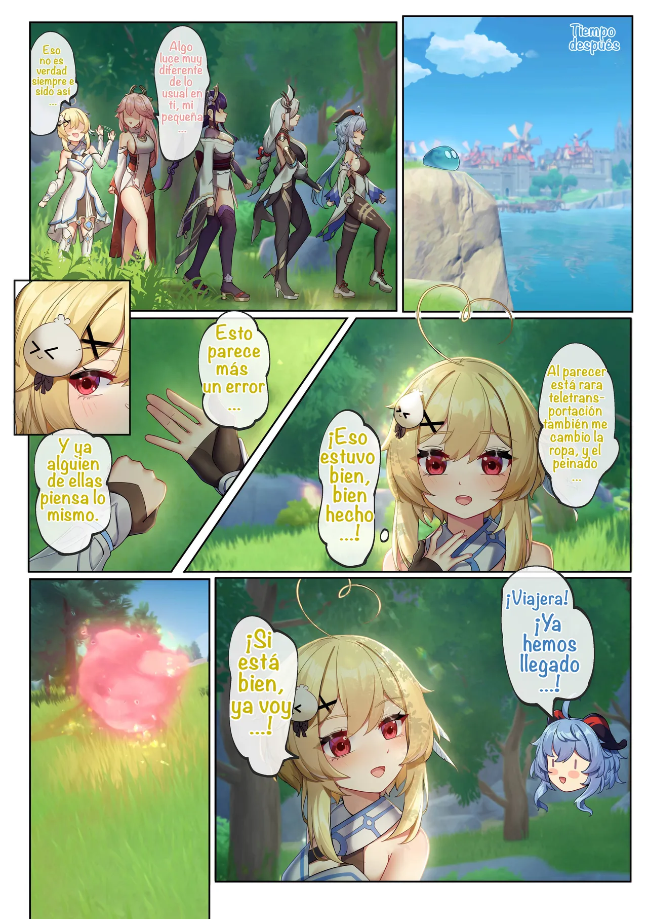 Teyvat ni Teni Shitara, Chimyaku Ijou de Minna Les ni Nacchatta  When I was Teleported to Teyvat, A Ley Line Disorder Turned Everyone into Lesbians page 6 full