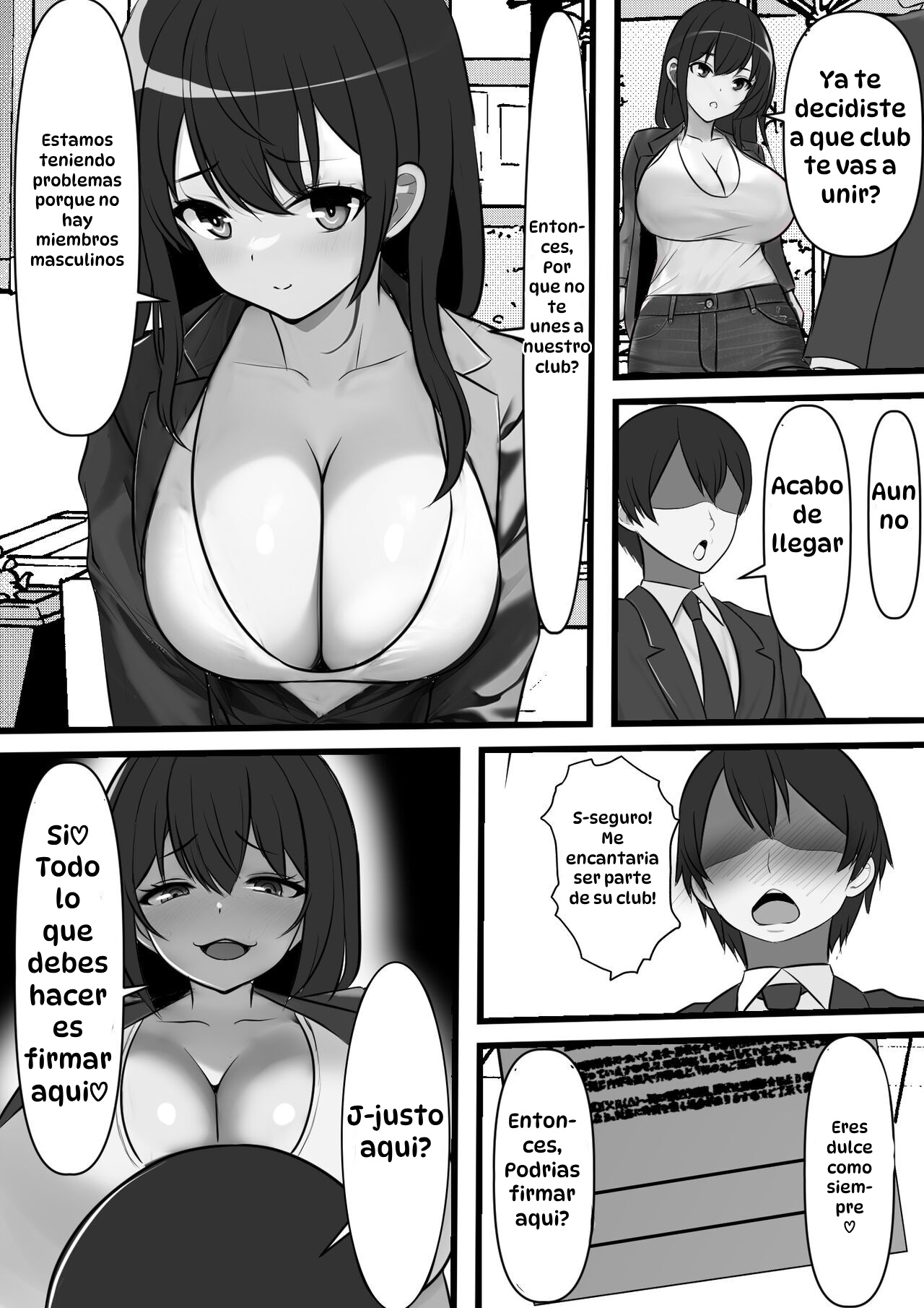 Teisou Gyakuten Toshi Damasarete Nyuukai Shita YariCir Shuudan no Leader ga Dou Mitemo Hatsukoi no Onee-san nano daga...｜En la Ciudad de la Castidad Invertida, La Chica que me Engañó para Unirme a su Club Sexual Resultó ser su Líder y Mi Primer Amor... page 12 full
