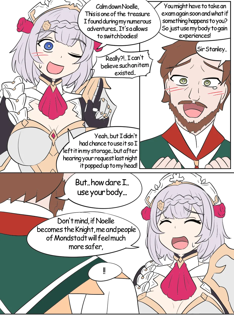 Genshin TSF: Swap-toss page 11 full