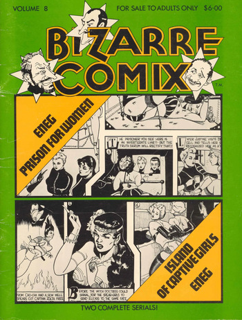 Eneg [= Gene Bilbrew] - Prison for Women [Bizarre Comix 8.1, EN] cover