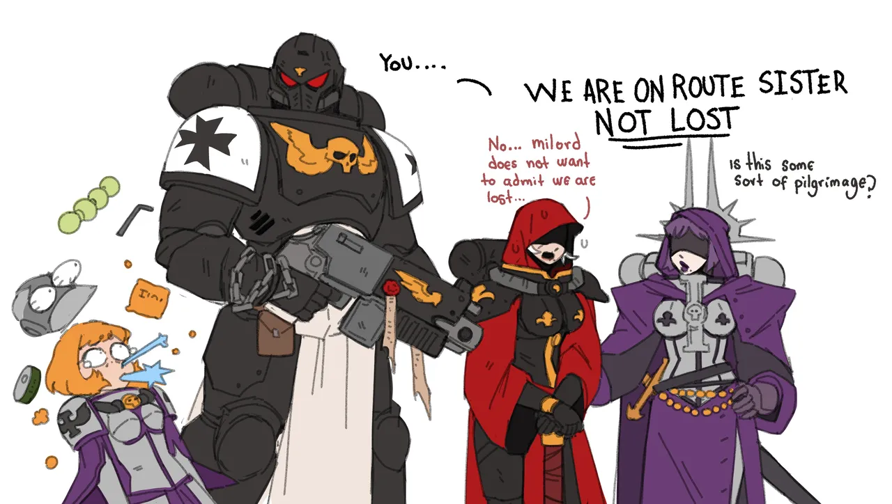 Warhammer 40K Works + Aftermath of a Sudden Love Confession page 11 full