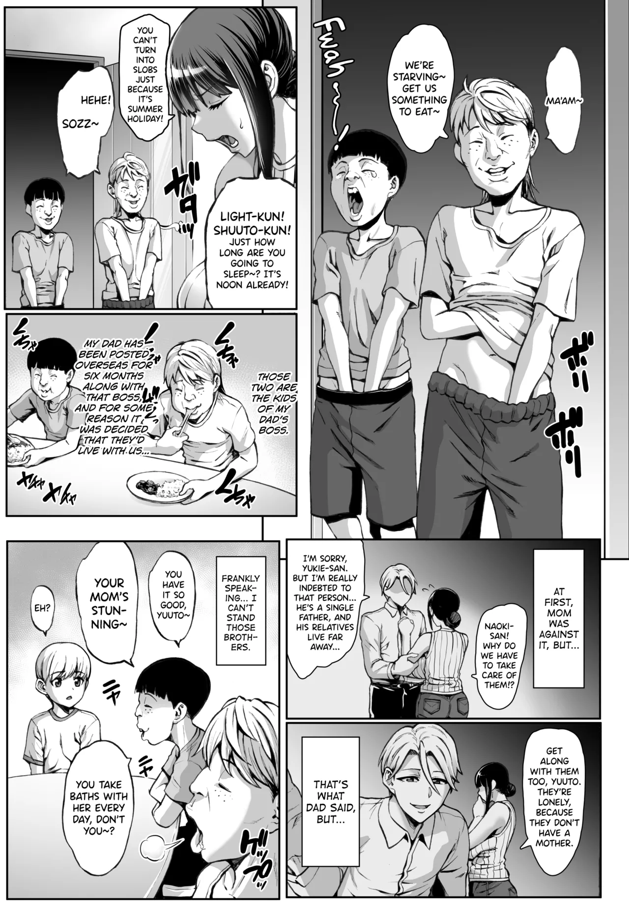 Your mom's face is so ugly when she cums COMPLETE page 6 full