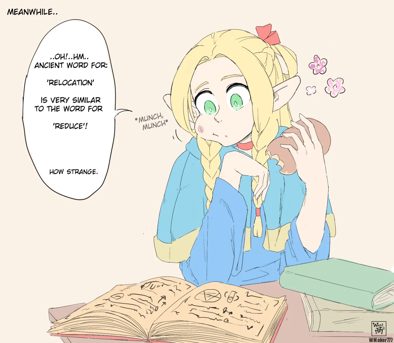 Shrunk in Dungeon Meshi page 6 full