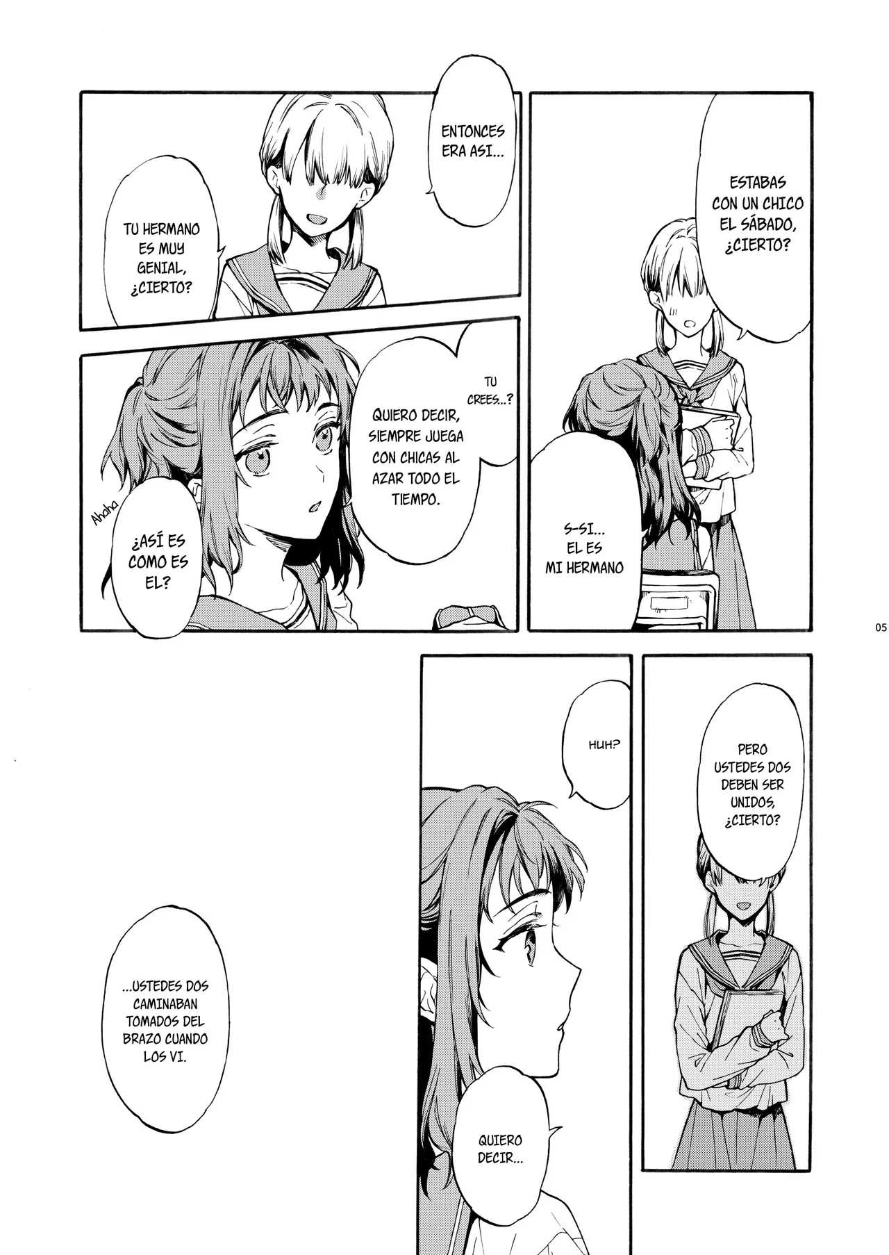 Kono Hito Kareshi ja Arimasen!!  ~Shinomura Kyoudai no Jijou~｜¡¡Este Chico NO es my Novio!!  ~La situación de los hermanos Shinomura~ page 4 full