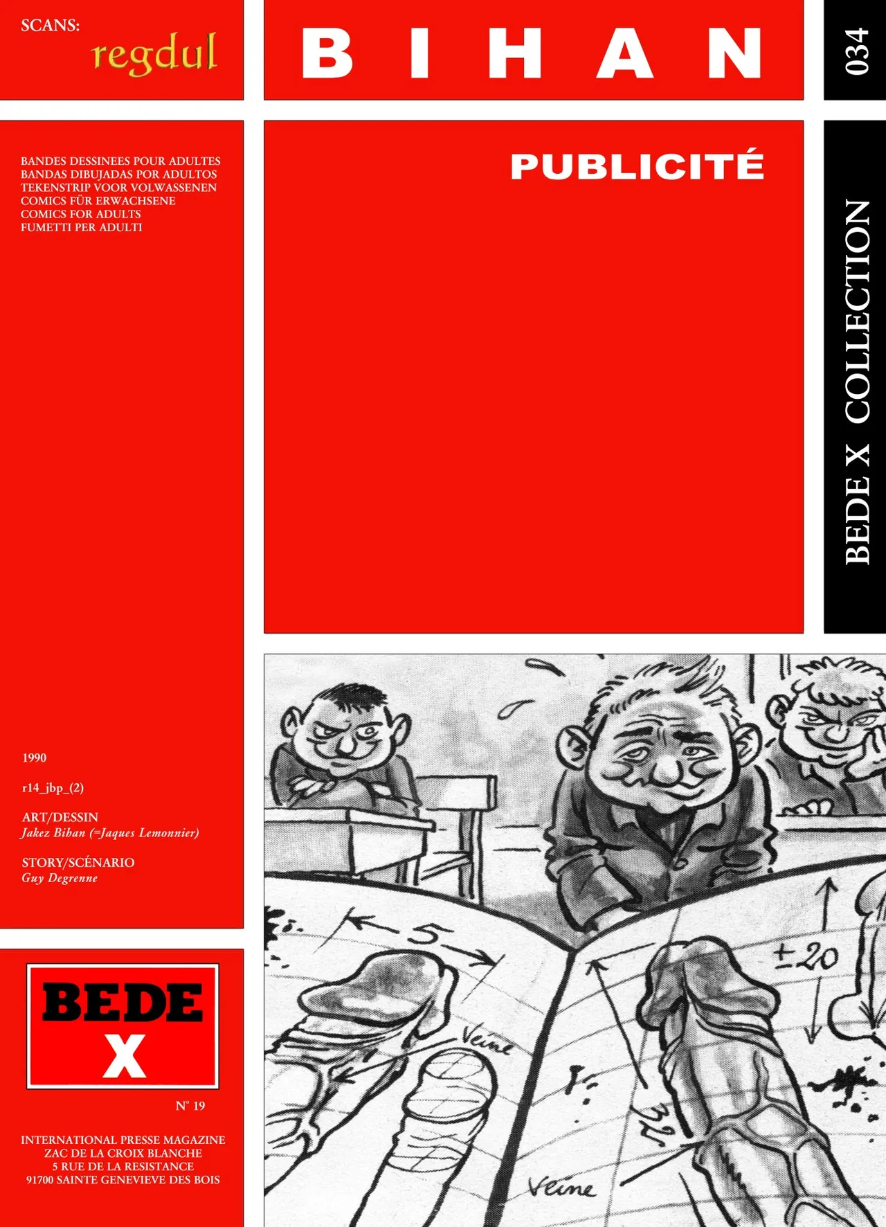 Jakez Bihan  & Guy Degrenne - Publicité page 1 full