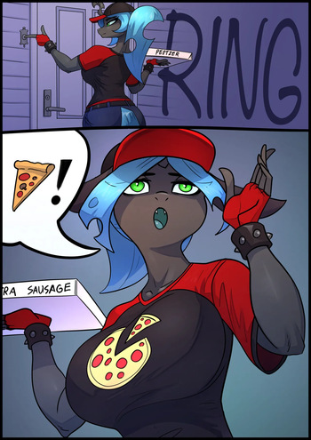 [TastyNoods] Love and Pizza (OnGoing) cover