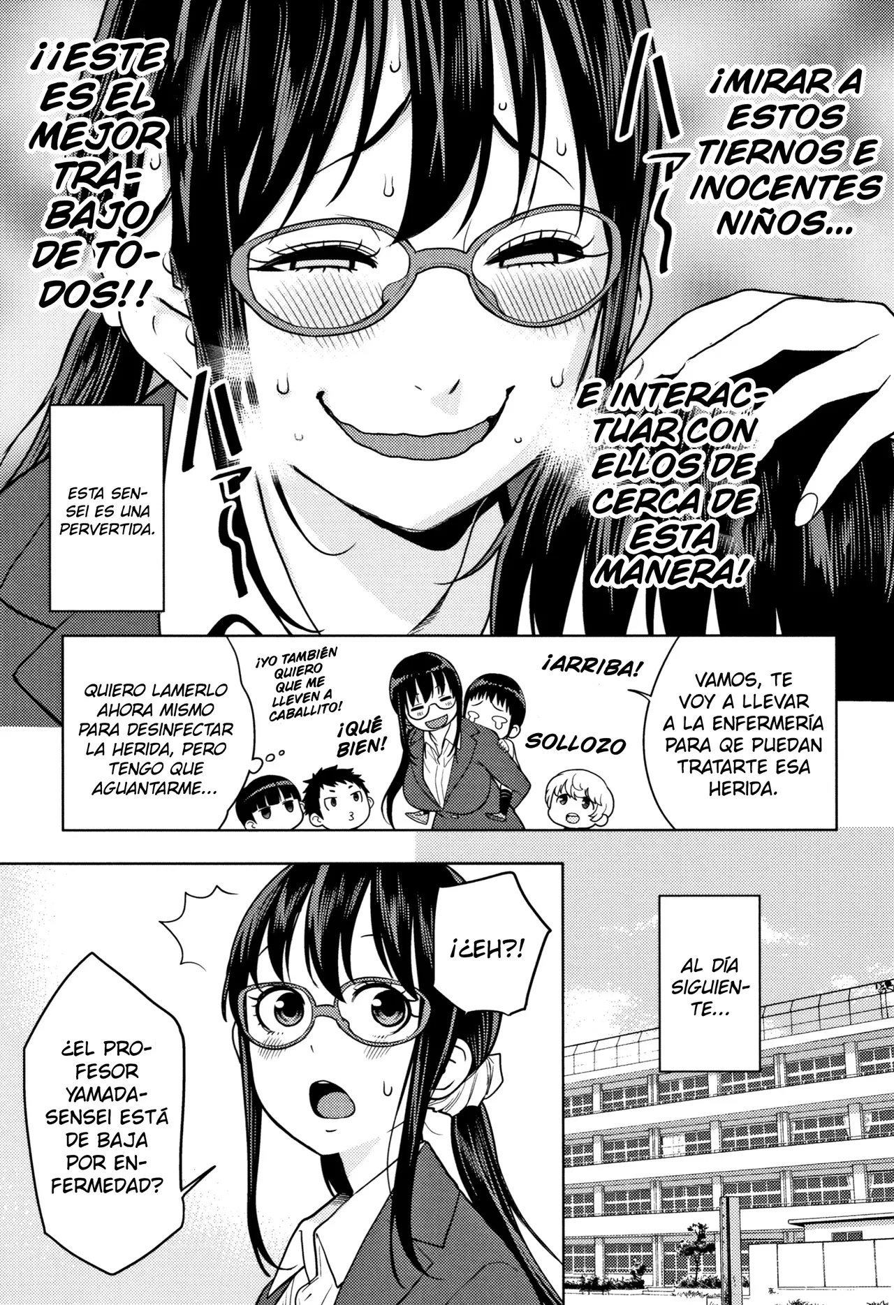 Yarisugi Seikyouiku! ~Hentai Onna Kyoushi Kikiippatsu~ | ¡Educación Sexual que fue demasiado lejos! page 3 full