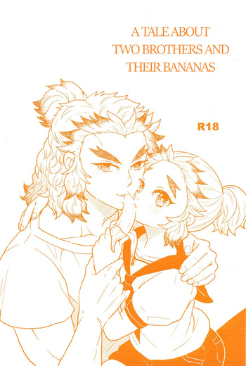(Nichirin Kitan 30) [Nikonikodo (Niko)] Ani to Otouto no Banana no Hanashi | A Tale About Two Brothers and Their Bananas (Kimetsu no Yaiba) [English] [alparslan] cover
