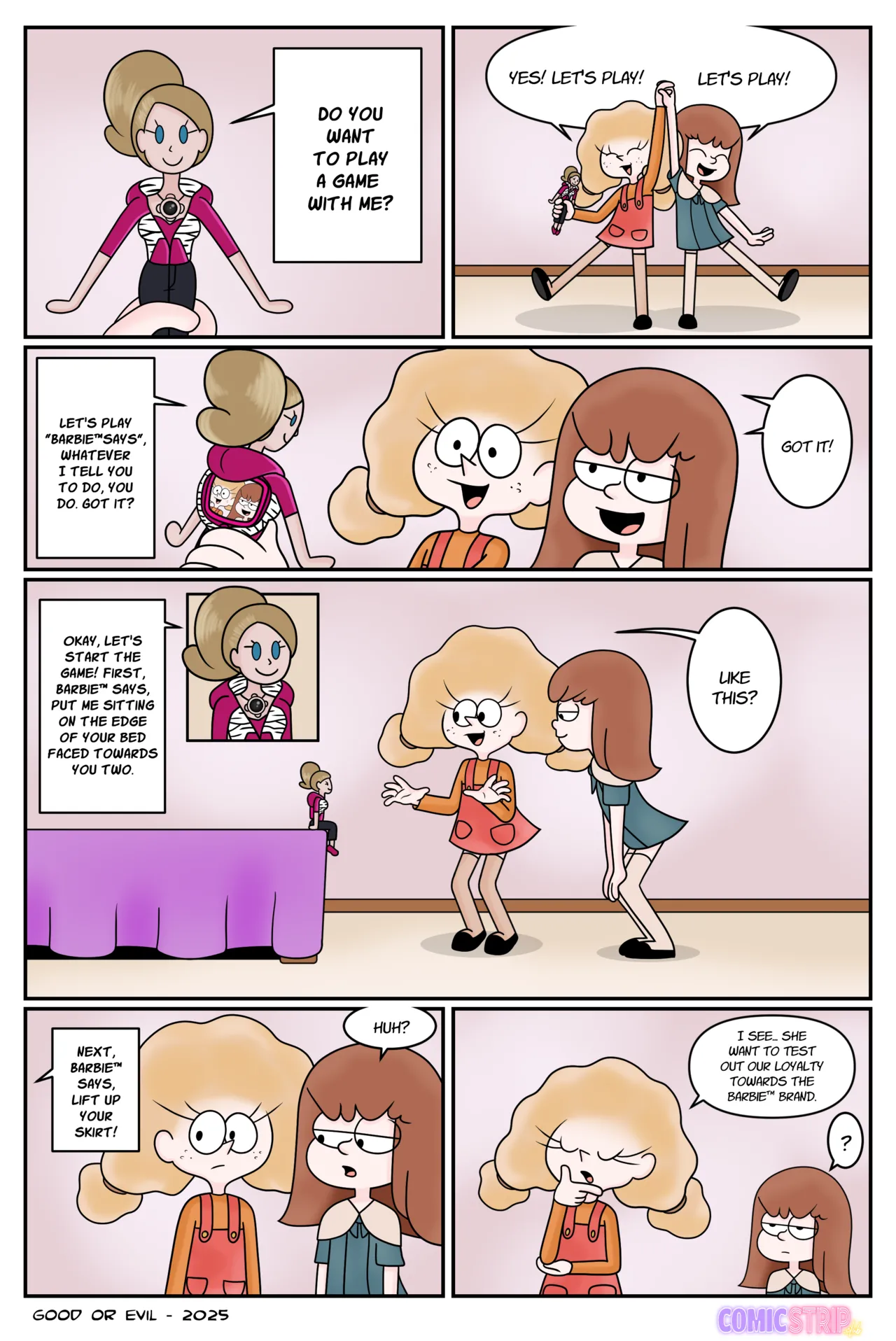 Video Girls  Comic page 6 full