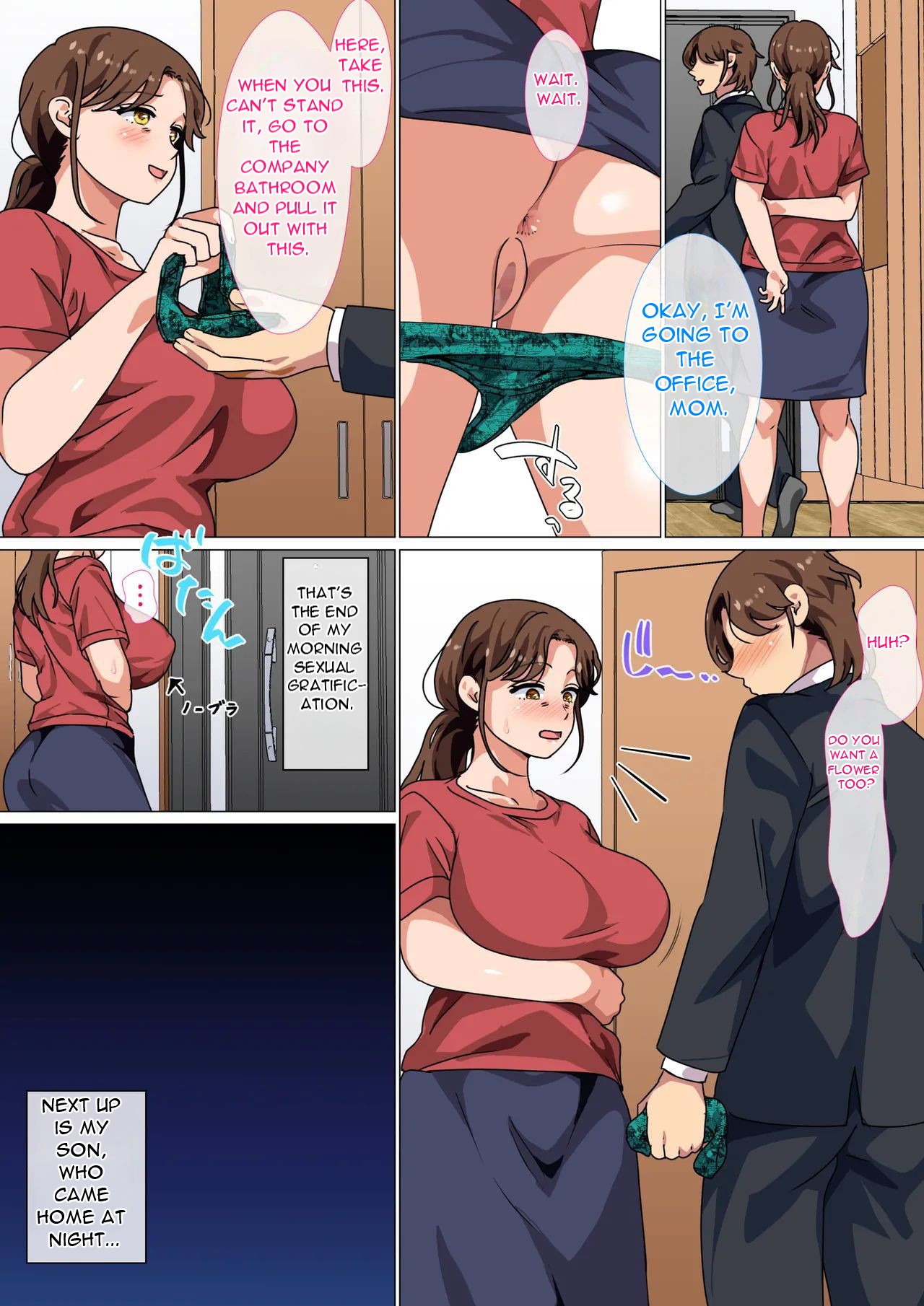 Musuko no Tsuyosugiru Seiyoku wo Kaishou Suru no wa Haha no Tsutome desu - It's a Mother's Tuty to Relieve Her Son's Strong Sexual Desire! page 12 full