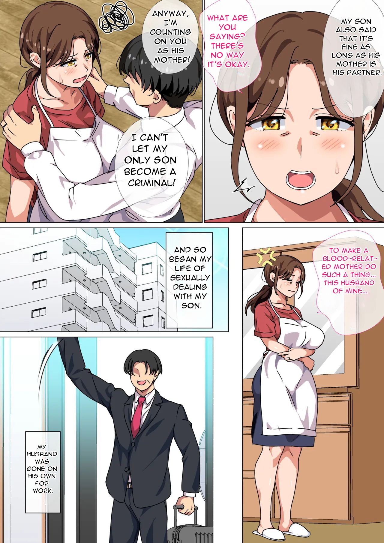 Musuko no Tsuyosugiru Seiyoku wo Kaishou Suru no wa Haha no Tsutome desu - It's a Mother's Tuty to Relieve Her Son's Strong Sexual Desire! page 6 full