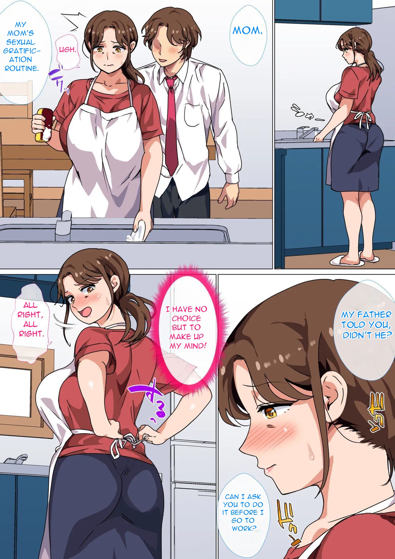 Musuko no Tsuyosugiru Seiyoku wo Kaishou Suru no wa Haha no Tsutome desu - It's a Mother's Tuty to Relieve Her Son's Strong Sexual Desire! page 7 full
