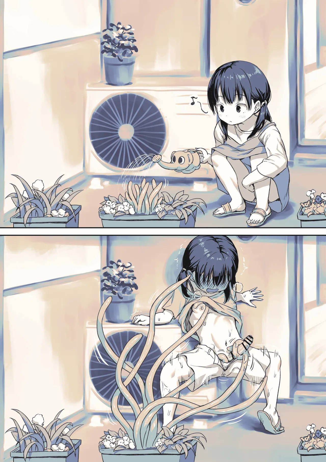 Ukkari Shokushu Shokubutsu o Sodatechatta Futanari-chan page 3 full