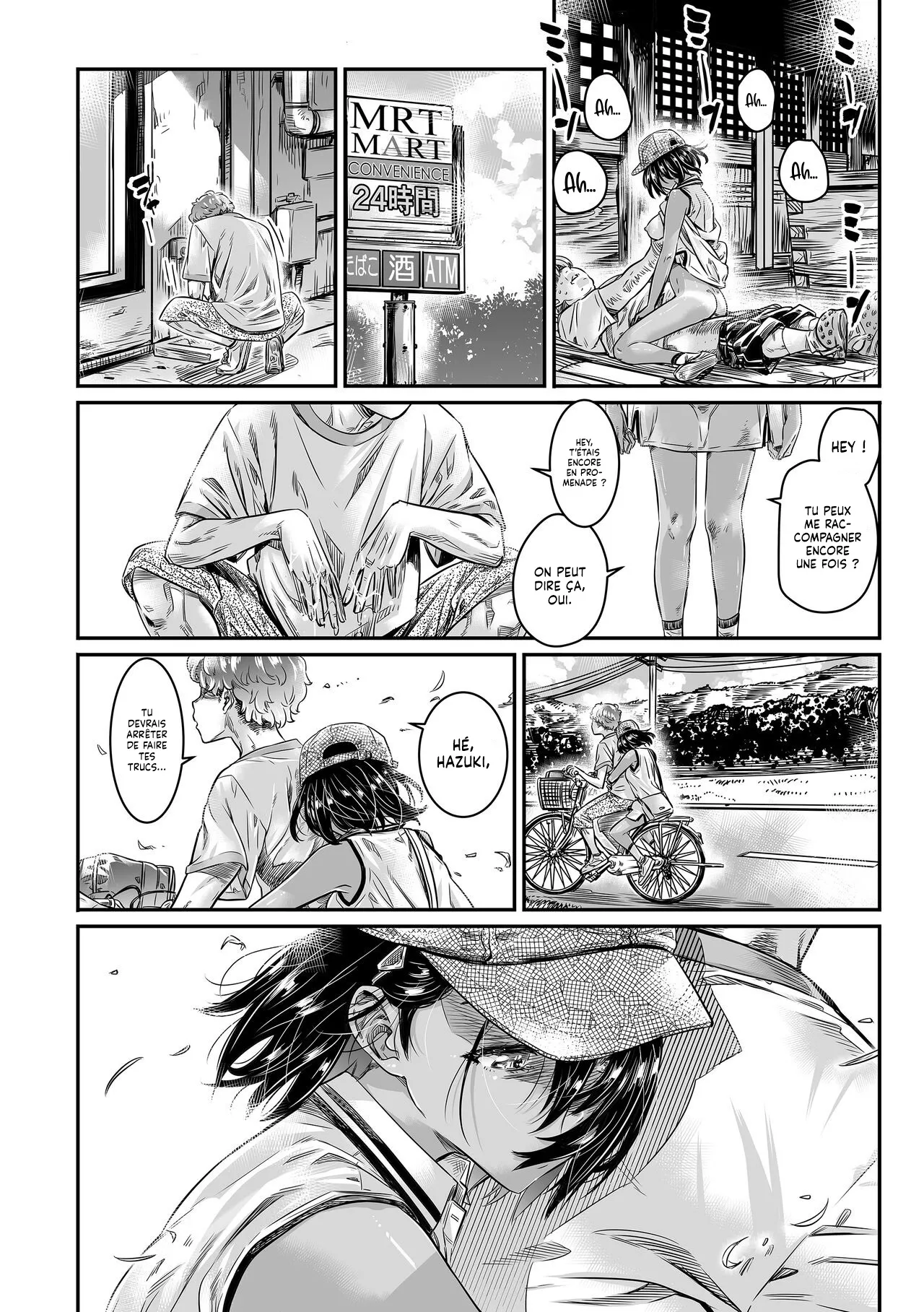 Hiyake no Bitch Shoujo wa, Doutei no Senpai o Yagai Sex ni Sasou | Une Fille Bronzée invite un gars à faire l'Amour en pleine air page 12 full