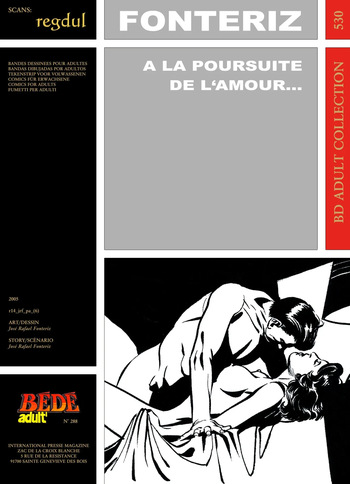 [Bédé Adult 530] José Rafael Fonteriz - A la poursuite de l'Amour … cover