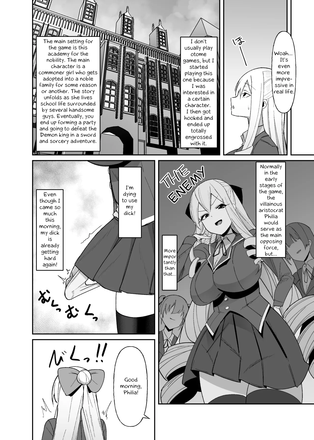 I was reincarnated as a villainess in an otome Game who was a futanari in her backstory ~Ch. 1~    .zip page 11 full