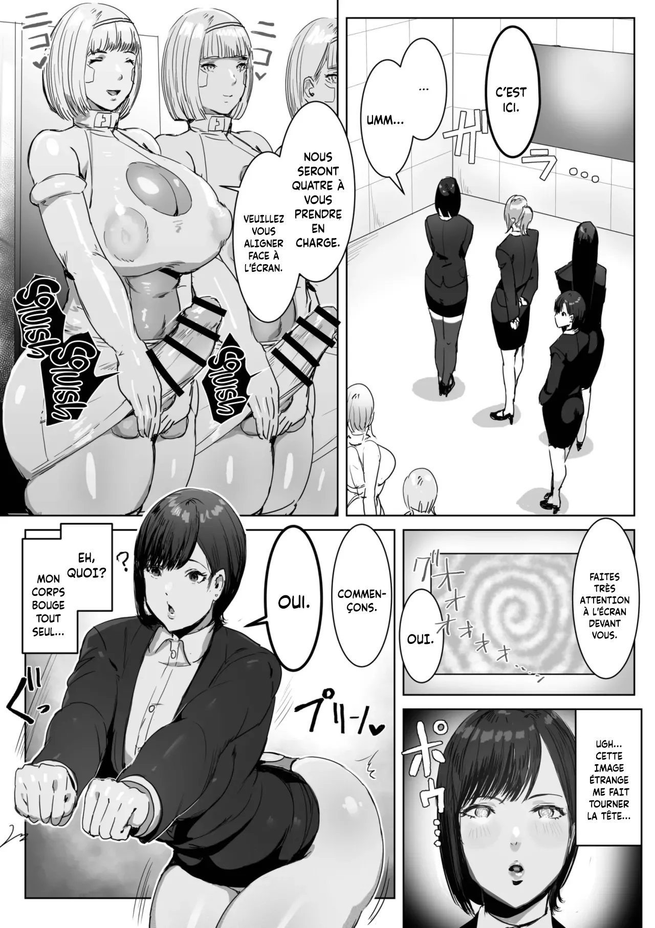 Haiteku Kigyou ni Sennyuu shitara Futanari Android ni Kaizou Sareta | Quand j'ai infiltré une entreprise high-tech, j'ai été transformée en un androïde futanari obscène page 9 full