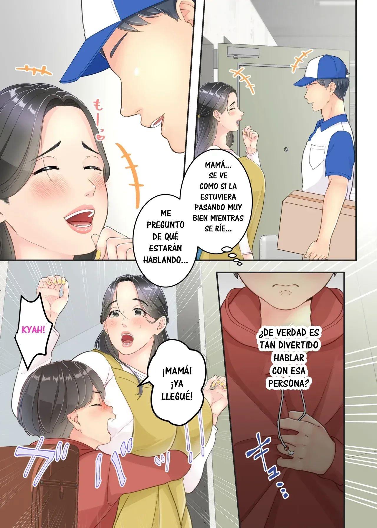 Boku no Mama to Takuhai no Onii-san ga. | Mi Mamá y el Repartidor. page 11 full