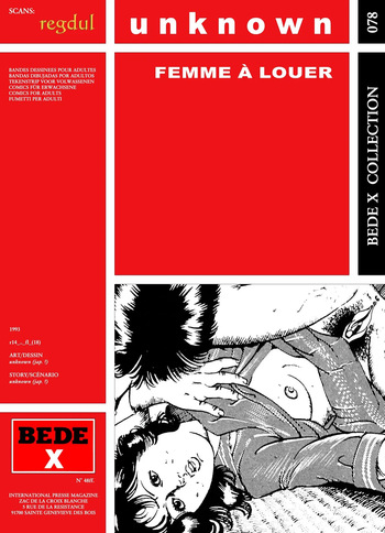[Bede X 78] Femme à louer cover