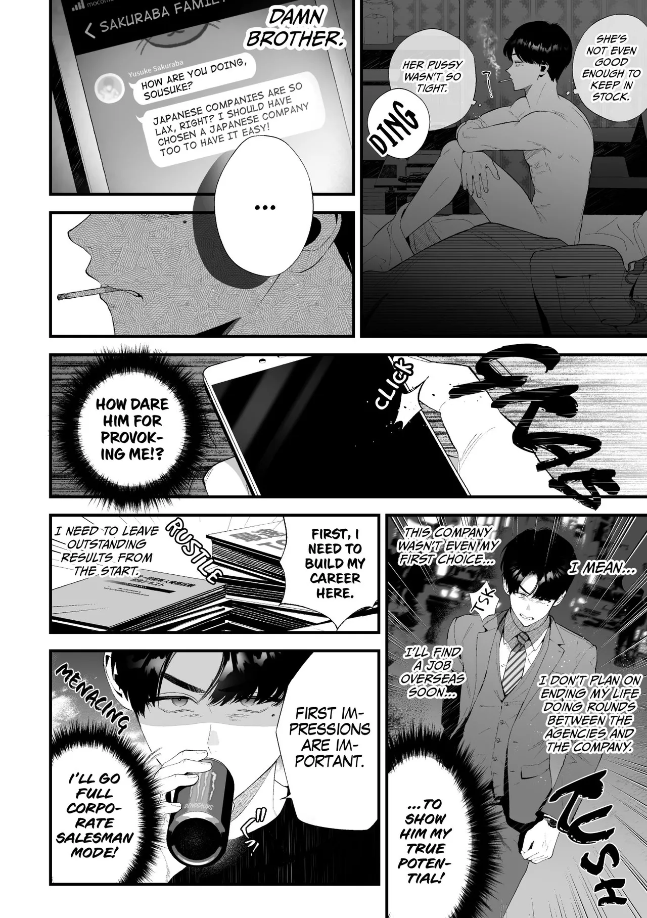 Kuzu na Elite Shinnyuu Shain-kun Kyousei Chinpo Marudashi Enkaigei de Buzama Ochi | The Unsightly Nude Performance of an Elite Employee page 10 full
