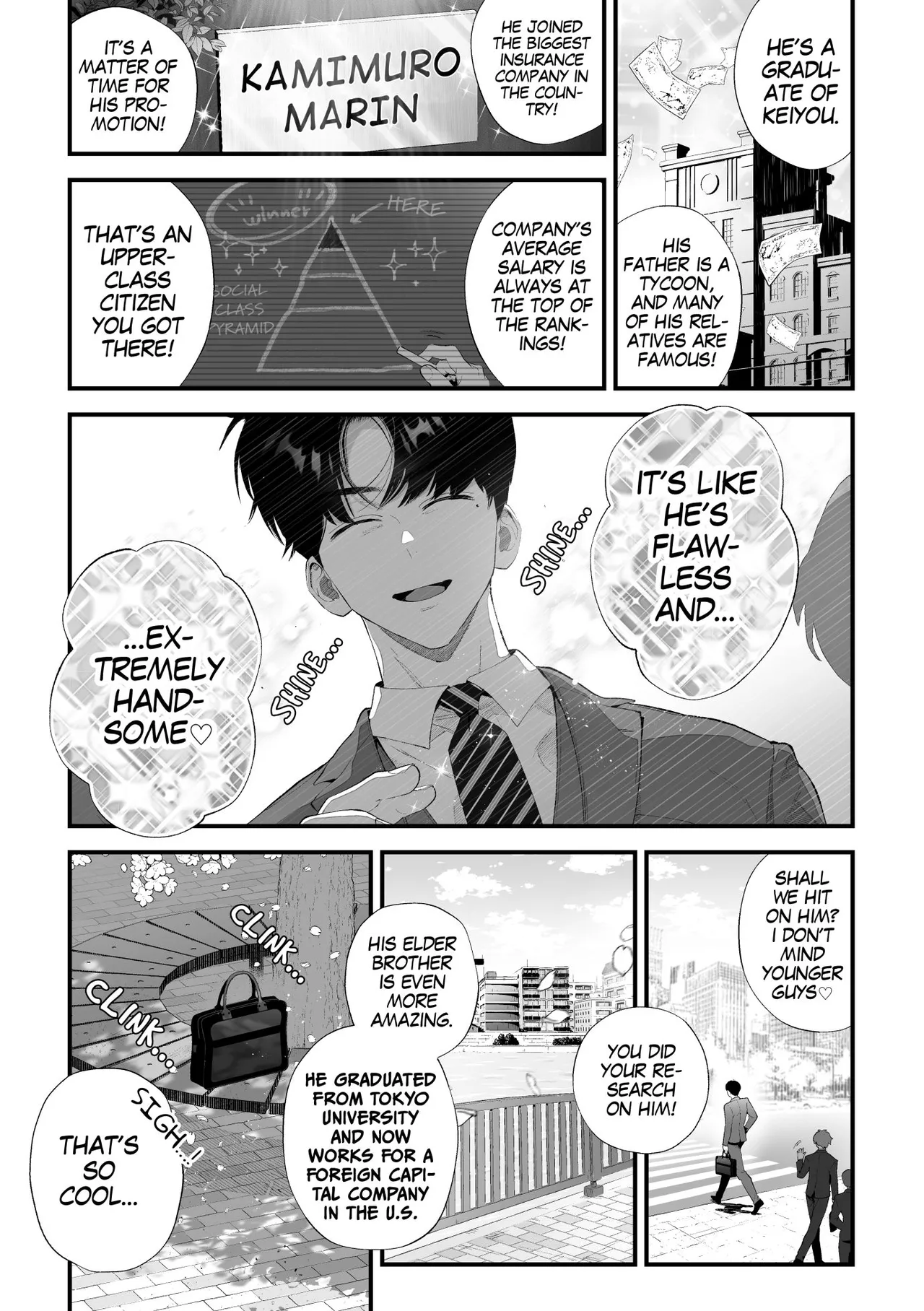 Kuzu na Elite Shinnyuu Shain-kun Kyousei Chinpo Marudashi Enkaigei de Buzama Ochi | The Unsightly Nude Performance of an Elite Employee page 5 full