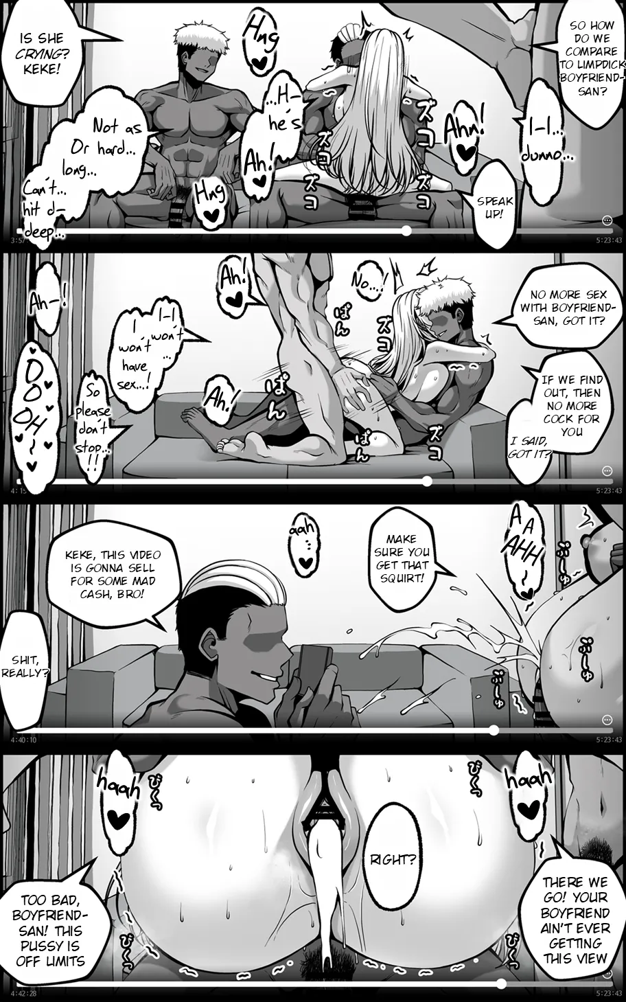 Yowami o Nigirareta Onna 3 | The Girl Blackmailed With Her Weakness 3 page 5 full