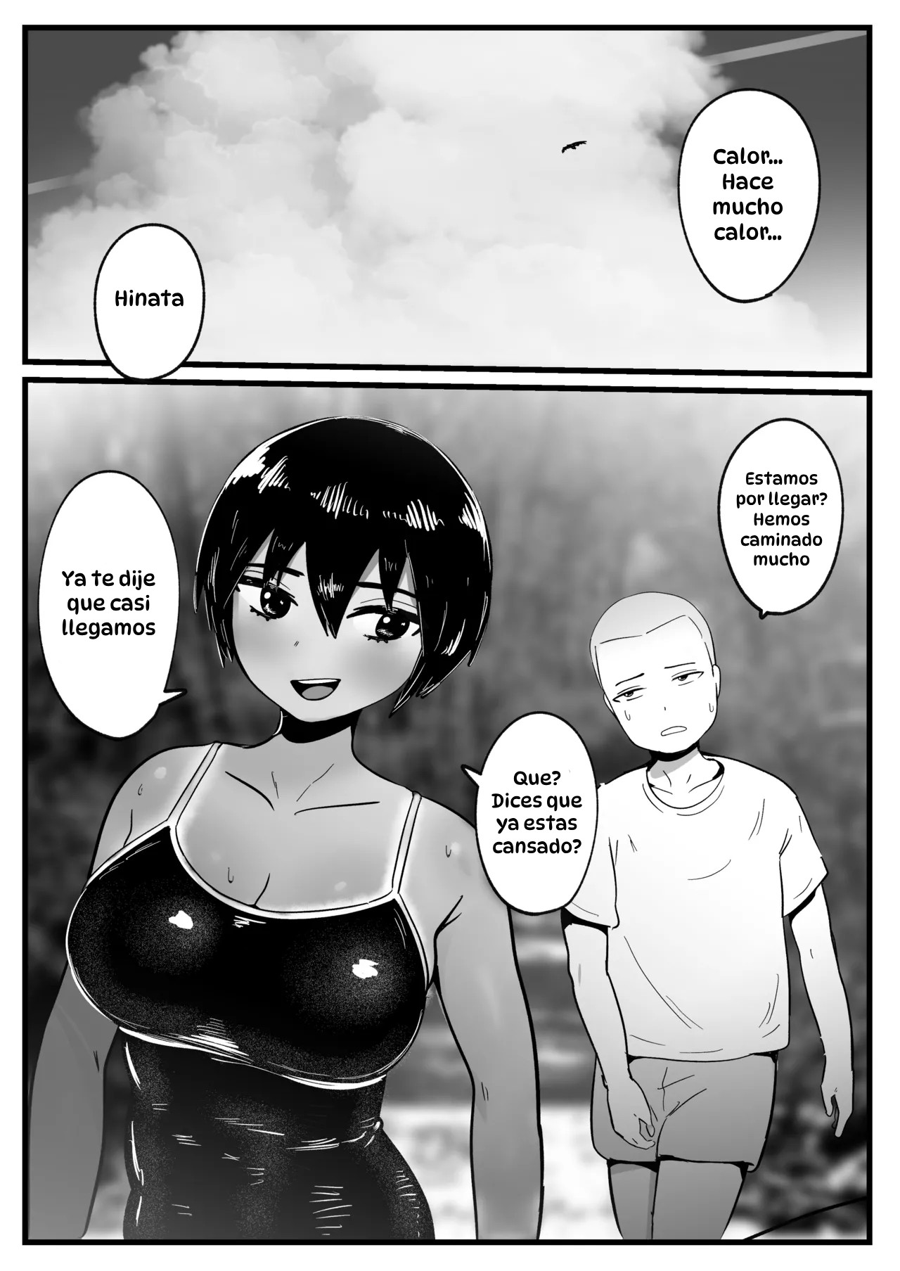 Boyish na Osananajimi to Taiyou no Shita de Asedaku Sex suru Hanashi｜Sexo Sudoroso Bajo el Sol con Mi Marimacha Amiga de la Infancia page 3 full