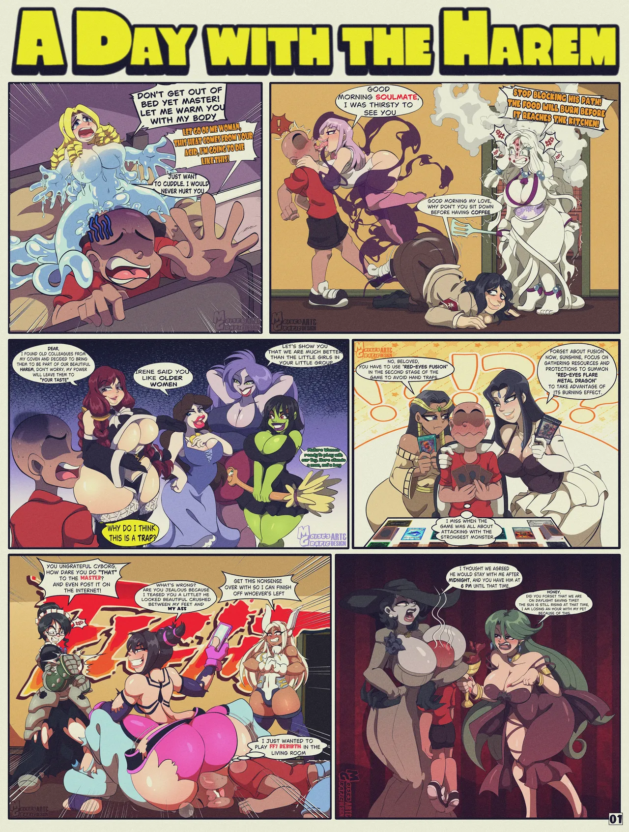 A Day with the Harem page 3 full